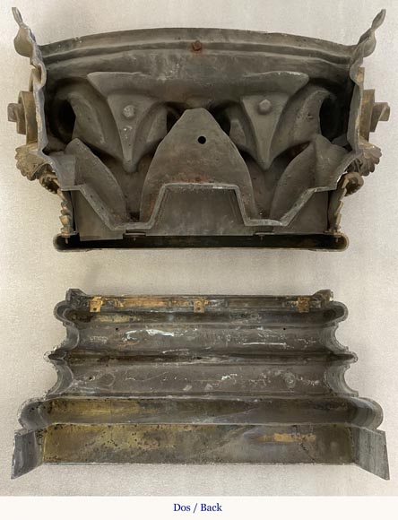 Gaston de PONTALBA - Series of eight composite capitals and bases for pilasters in gilt bronze 1853 Gaston de PONTALBA - Series of eight composite capitals and bases for pilasters in gilt bronze 1853-14