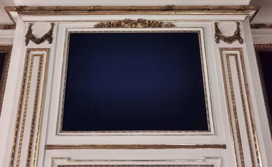 Louis XVI style trumeau with friezes and flowers crowns Louis XVI style trumeau with friezes and flowers crowns-1