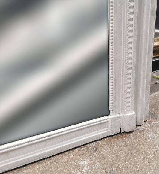 Small Louis XVI style trumeau with an oil on canva depicting a romantic scene Small Louis XVI style trumeau with an oil on canva depicting a romantic scene-7