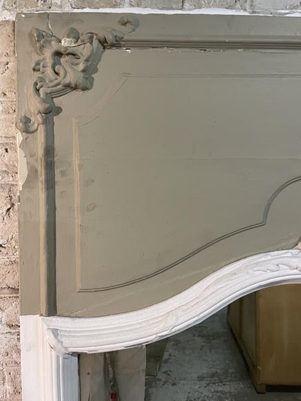 Louis XV style trumeau with two colors Louis XV style trumeau with two colors-3