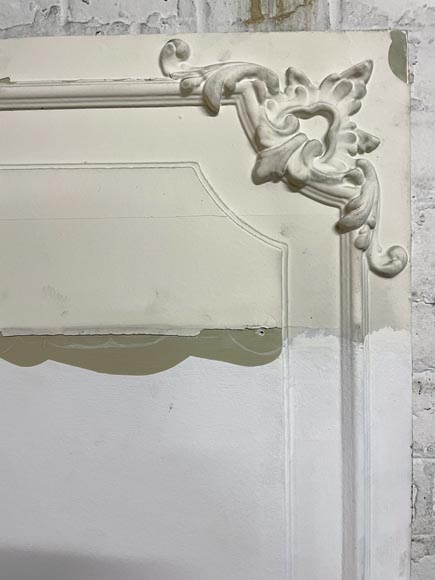 Large Louis XV style trumeau with a beautiful shell Large Louis XV style trumeau with a beautiful shell-4