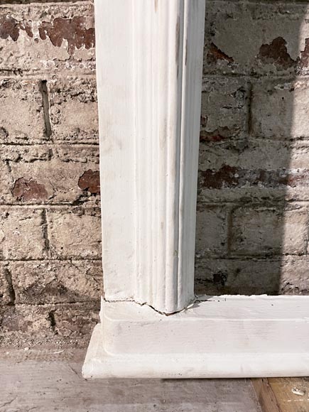 Large Louis XV style trumeau with a beautiful shell Large Louis XV style trumeau with a beautiful shell-5