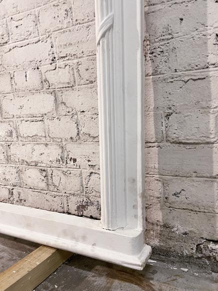 Large Louis XV style trumeau with a beautiful shell Large Louis XV style trumeau with a beautiful shell-6