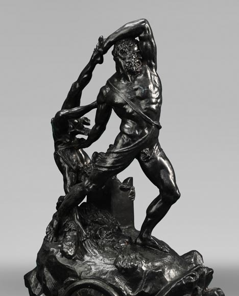 Antonio CANOVA (after), INGÉ and SOYER (attributed to), Clock “Hercules and Lichas”, circa 1840 Antonio CANOVA (after), INGÉ and SOYER (attributed to), Clock “Hercules and Lichas”, circa 1840-3