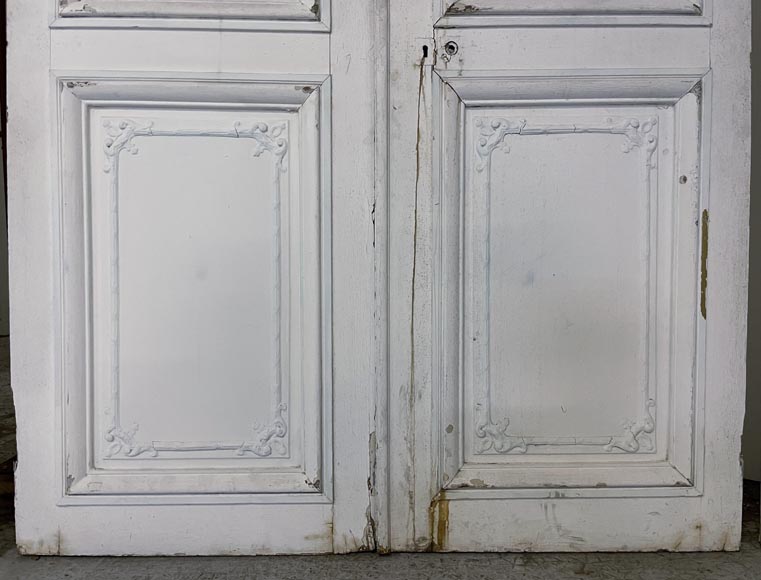 Set of antique Louis XV style double door and two doors Set of antique Louis XV style double door and two doors-11