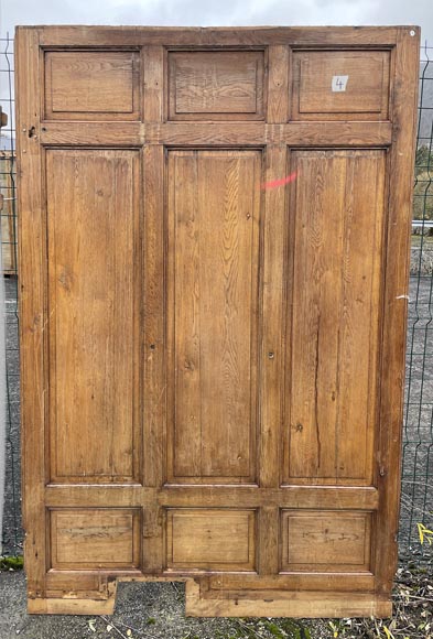 Set of about 23 linear meters of oak paneled room bases-13411-2