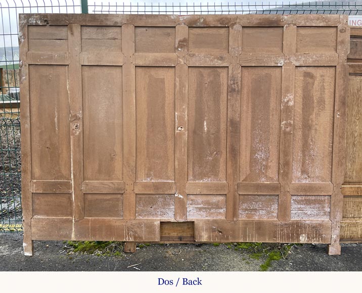 Set of about 23 linear meters of oak paneled room bases-13411-7