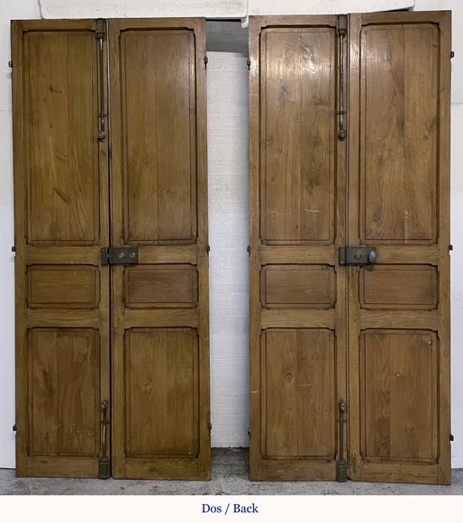 Pair of double oak doors with an Oriental inspiration Pair of double oak doors with an Oriental inspiration-8