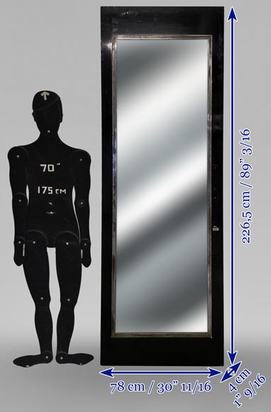 Art Deco simple door with a mirror Art Deco simple door with a mirror-8