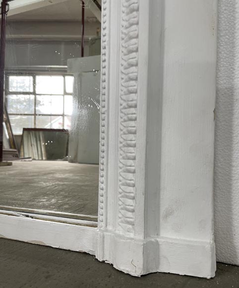 Louis XVI style trumeau with ribbon and frieze, 19th century Louis XVI style trumeau with ribbon and frieze, 19th century-6