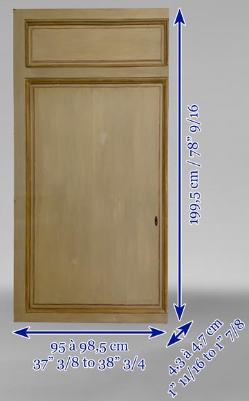 Lot of 6 oak cupboard doors, 18th century Lot of 6 oak cupboard doors, 18th century-7