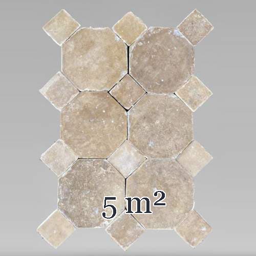 About 5 m² of taco tile stone flooring