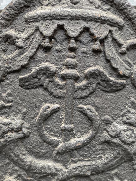 Fireback with Hermes' caduceus and horns of plenty Fireback with Hermes' caduceus and horns of plenty-2