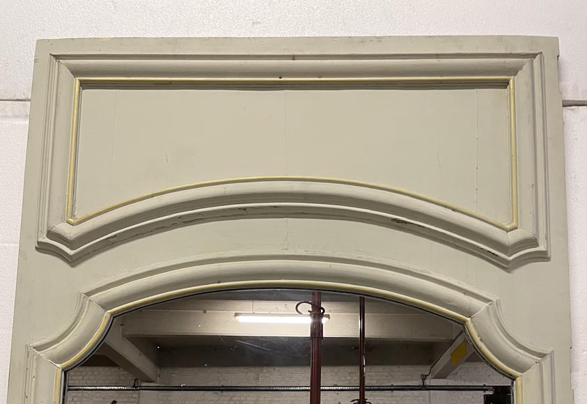 Painted and moulded wood trumeau Painted and moulded wood trumeau-1