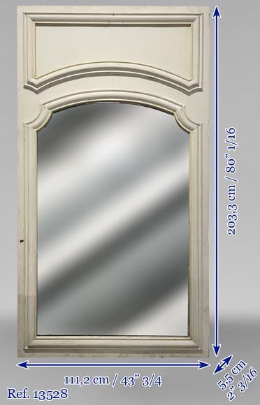 Painted and moulded wood trumeau Painted and moulded wood trumeau-8