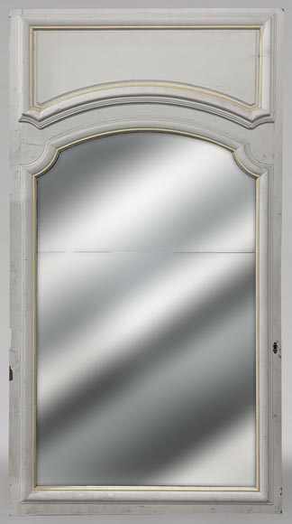 Painted and moulded wood trumeau Painted and moulded wood trumeau-0