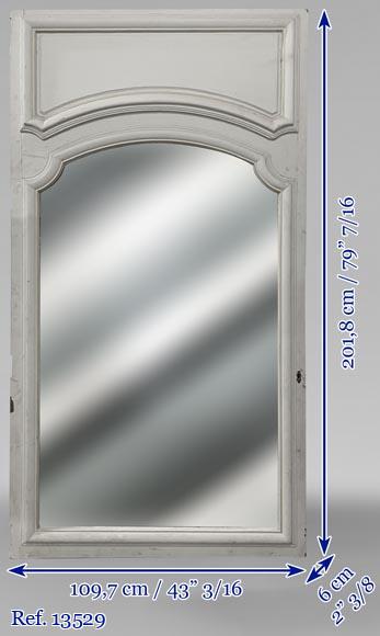 Painted and moulded wood trumeau Painted and moulded wood trumeau-8