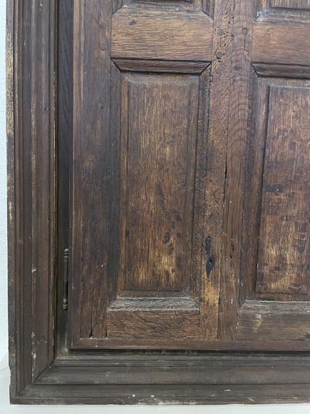 Small oak cupboard door with frame-5