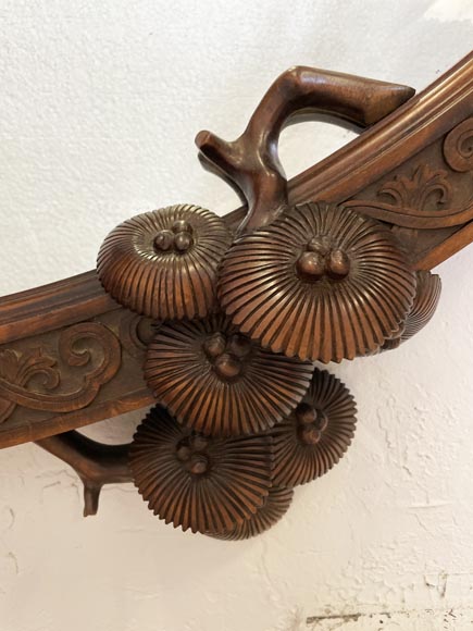 Gabriel VIARDOT (attributed to), Large Japonesque Mirror in the shape of a moon crescent with a dragon, second half of the 19th century Gabriel VIARDOT (attributed to), Large Japonesque Mirror in the shape of a moon crescent with a dragon, second half of the 19th century-4