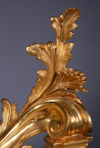 Fire fender with acanthus leaves Fire fender with acanthus leaves-6