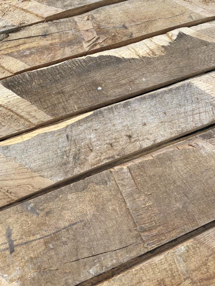Lot of 20 m² of antique Point de Hongrie oak parquet flooring Lot of 20 m² of antique Point de Hongrie oak parquet flooring-6