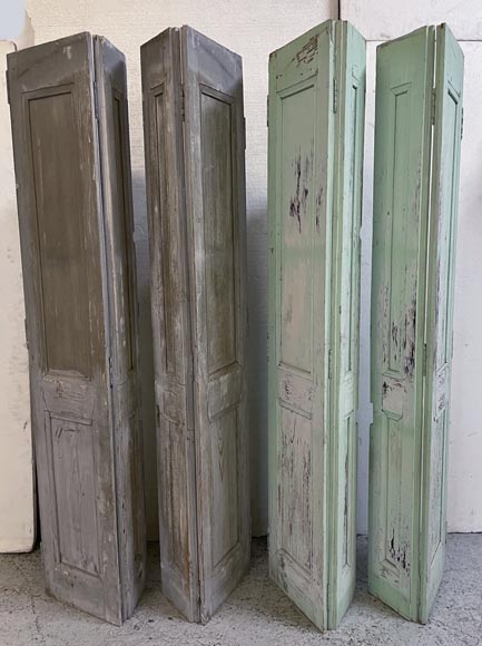 Lof of 13 pairs of interior shutters Lof of 13 pairs of interior shutters-3