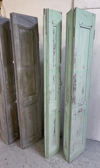 Lof of 13 pairs of interior shutters Lof of 13 pairs of interior shutters-5