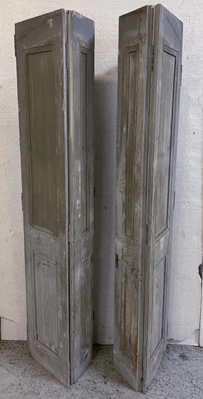 Lof of 13 pairs of interior shutters Lof of 13 pairs of interior shutters-7