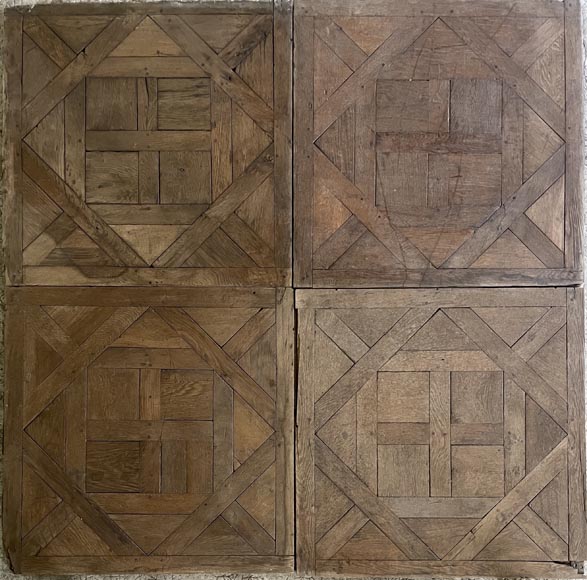 Batch of about 34m² of Arenberg parquet flooring, 18th century Batch of about 34m² of Arenberg parquet flooring, 18th century-1