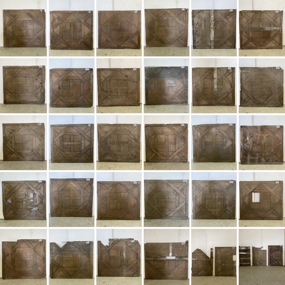 Batch of about 34m² of Arenberg parquet flooring, 18th century Batch of about 34m² of Arenberg parquet flooring, 18th century-7