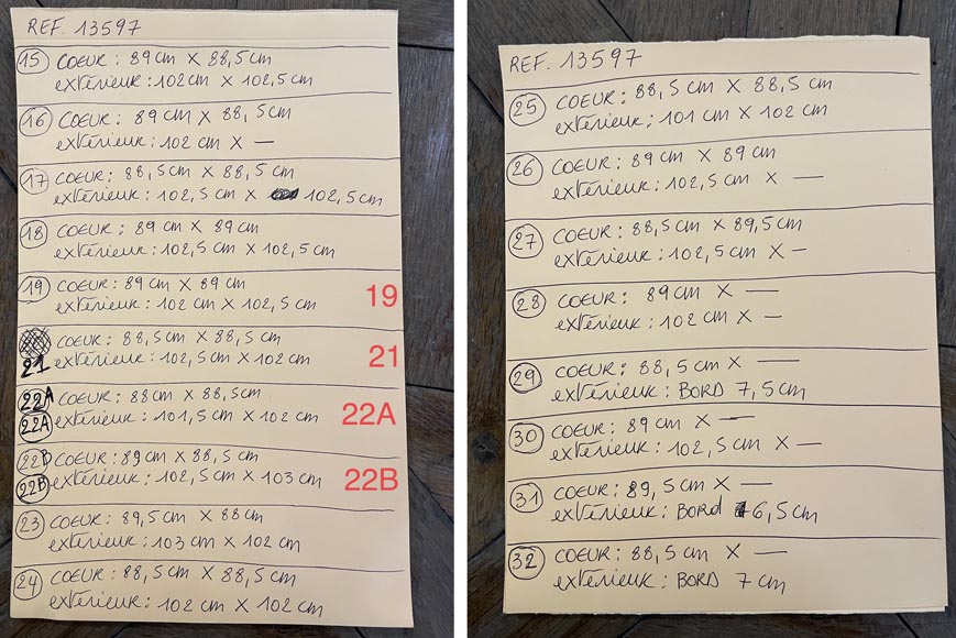 Batch of about 34m² of Arenberg parquet flooring, 18th century Batch of about 34m² of Arenberg parquet flooring, 18th century-12