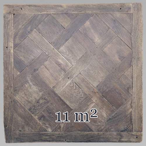 Batch of about 11 m² of 18th century Versailles oak parquet flooring