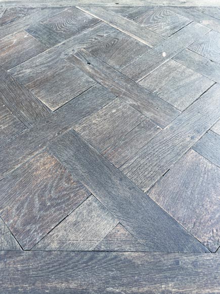 Batch of about 11 m² of 18th century Versailles oak parquet flooring Batch of about 11 m² of 18th century Versailles oak parquet flooring-1