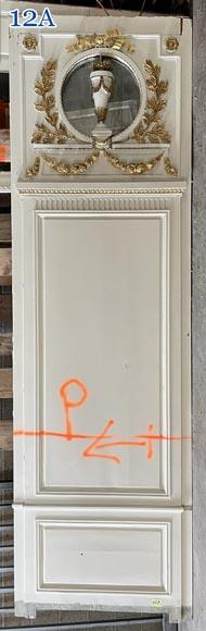 Carved, regilded and white-painted wooden paneling Carved, regilded and white-painted wooden paneling-9