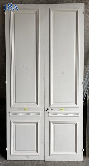 Carved, regilded and white-painted wooden paneling Carved, regilded and white-painted wooden paneling-14