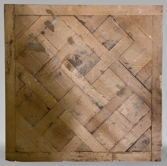 Batch of about 30 m² of 18th century style Versailles oak parquet flooring Batch of about 30 m² of 18th century style Versailles oak parquet flooring-0