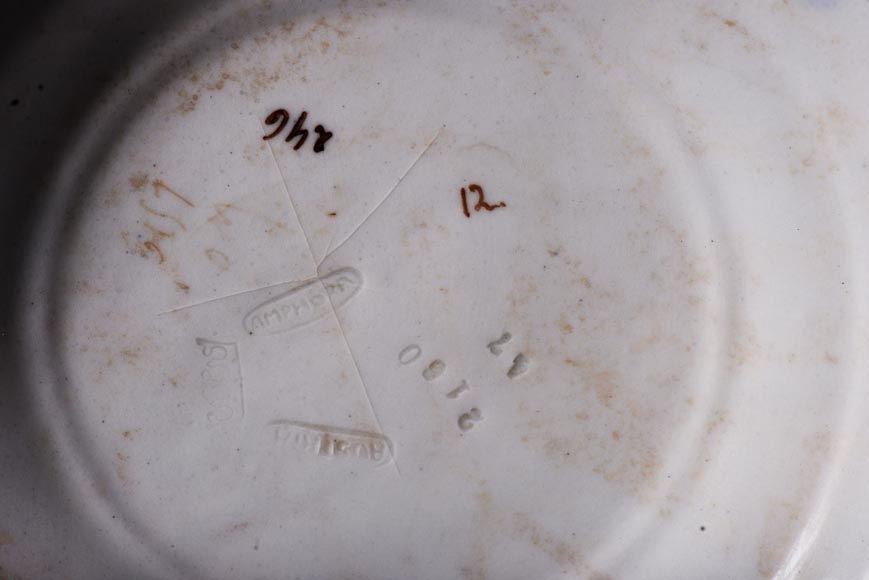 Ceramic vase with a floral relief decoration, Amphora factory Ceramic vase with a floral relief decoration, Amphora factory-6