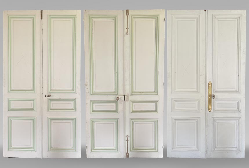 Set of 3 molded double doors Set of 3 molded double doors-0