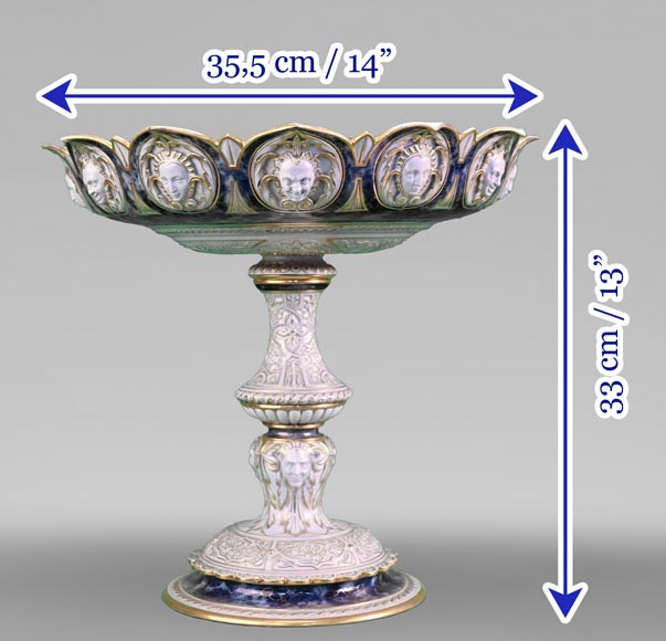 SÈVRES Manufacture, Porcelain Tazza with Masks, 1846-1863 SÈVRES Manufacture, Porcelain Tazza with Masks, 1846-1863-8