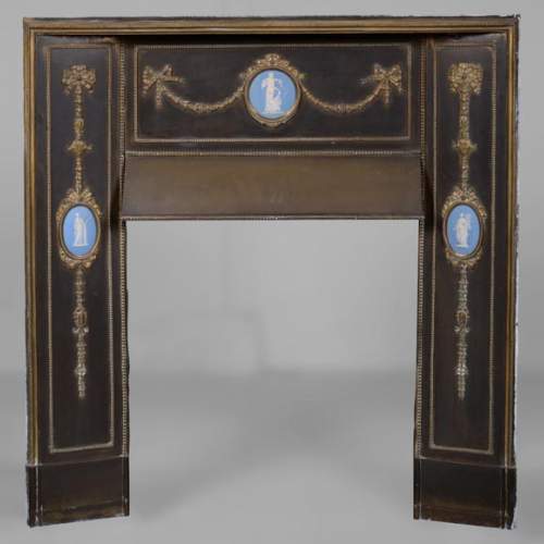 Mantel insert with medallions Wedgwood style