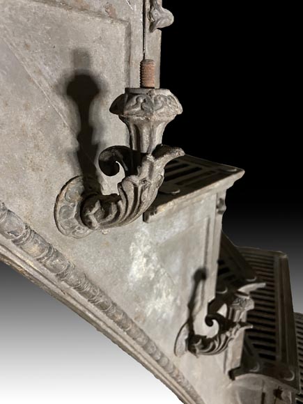 Double Quarter-Turn Staircase and Walkway in Cast Iron and Wrought Iron, 1865 Double Quarter-Turn Staircase and Walkway in Cast Iron and Wrought Iron, 1865 -6