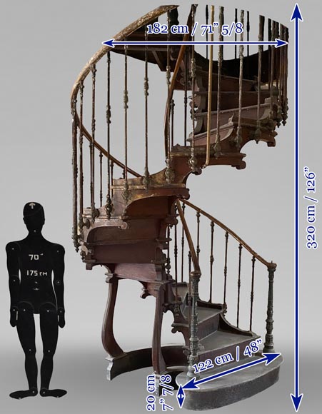 Hollow core spiral staircase Hollow core spiral staircase-14