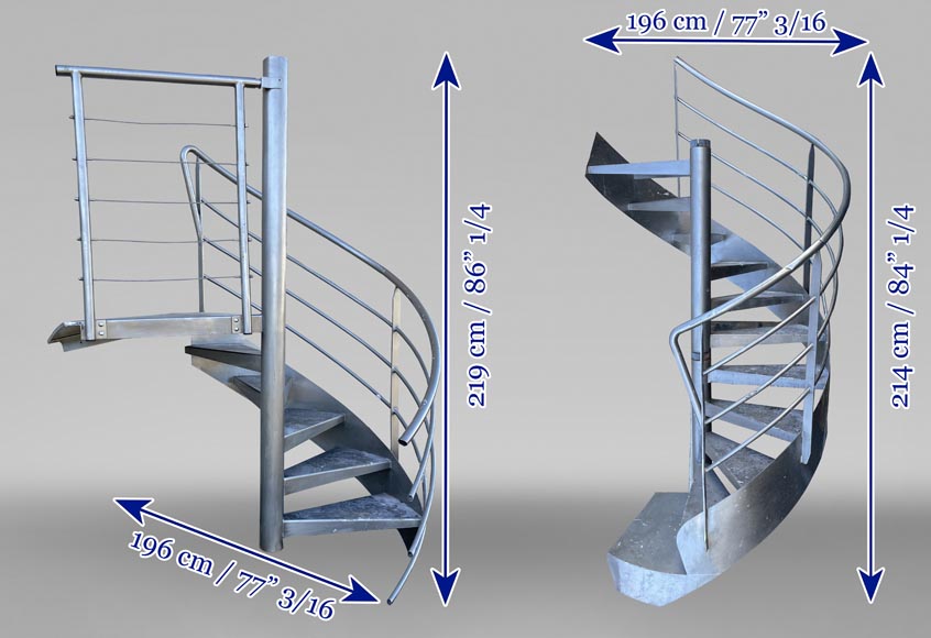 Modern metal spiral staircase Modern metal spiral staircase-13