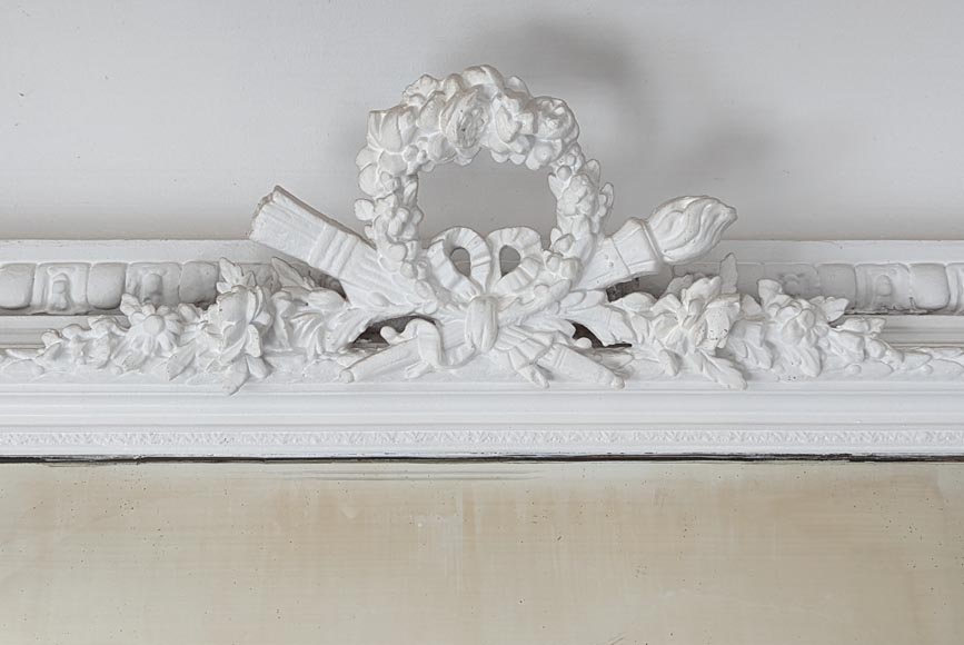 Louis XVI style Trumeau with laurel wreath Louis XVI style Trumeau with laurel wreath-1