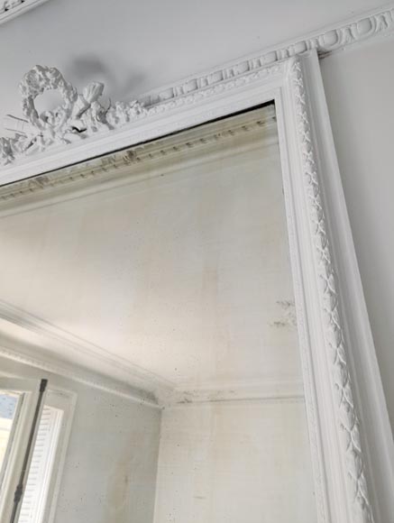 Louis XVI style Trumeau with laurel wreath Louis XVI style Trumeau with laurel wreath-4