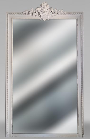 Napoleon III style trumeau with crossed ribbon decoration Napoleon III style trumeau with crossed ribbon decoration-0