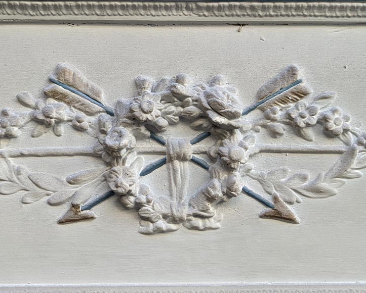 Trumeau in stucco and painted wood in the Louis XVI style Trumeau in stucco and painted wood in the Louis XVI style-2