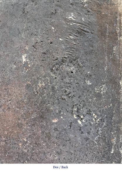 Old fireback with the arms of France Old fireback with the arms of France-8