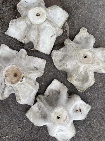 Set of 19 Concrete Planters in Willy Guhl Style Set of 19 Concrete Planters in Willy Guhl Style-3