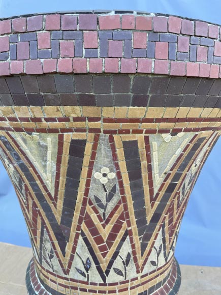 Four mosaic garden vases Four mosaic garden vases-7